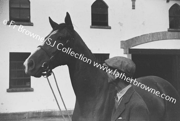 KILLEEN CASTLE   LORD FINGAL WITH HORSE